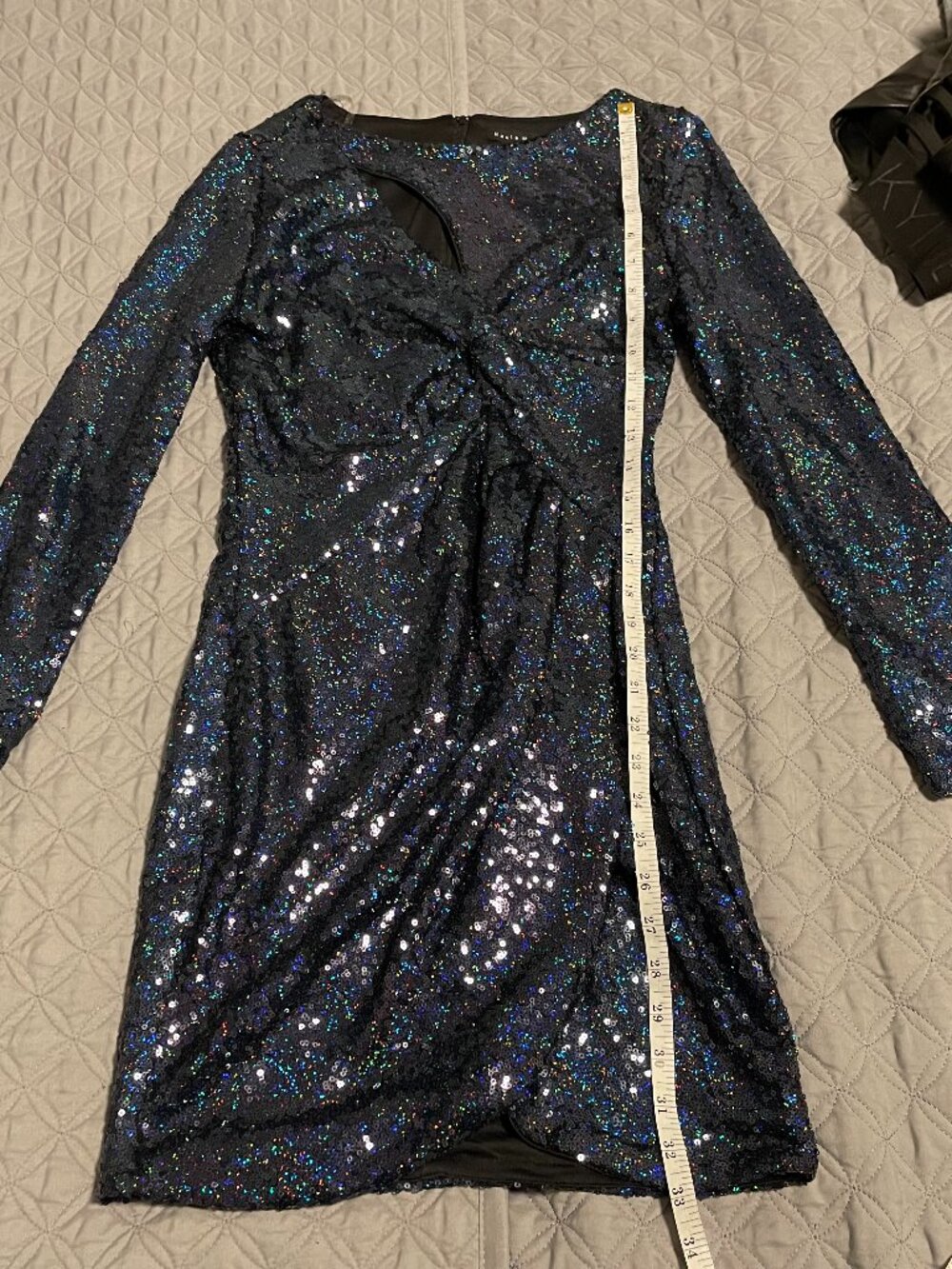 sequined dress